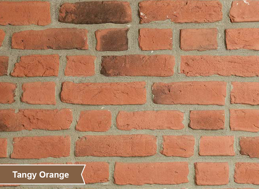Tangy Orange Kültür Tuğlası, Tuğla Kaplama, Tuğla Duvar Tangy Orange Kültür Tuğlası, Tuğla Kaplama, Tuğla Duvar